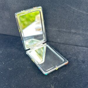 Compact Mirror with Colorful Accents